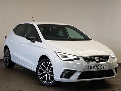 New Seat Ibiza XCELLENCE 95 HP (69 kW) 2025 White Hatchback