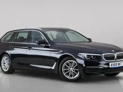 Used BMW 520 184 HP (135 kW) 2019 Black Estate