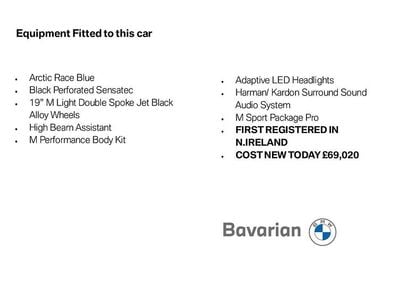 Blue Used 2025 BMW M340 M Sport Sedan | £50,995 (Good price)