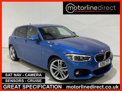 Used BMW 118 M Sport 136 HP (100 kW) 2016 Blue Hatchback