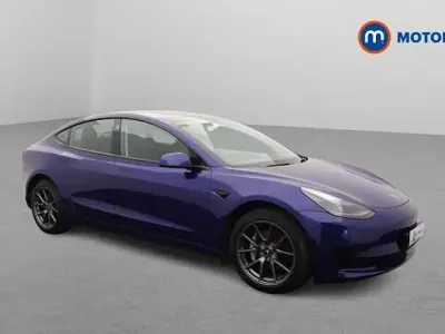 Used Tesla Model 3 Standard Range 180 kW (245 HP) 2021 Blue Sedan