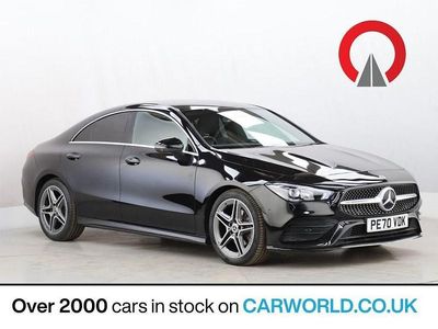 Black Used 2020 Mercedes CLA180 AMG line Sedan | £19,947 (Fair price)