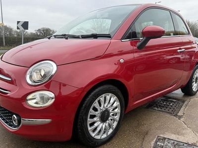 Red Used 2019 Fiat 500 Lounge Hatchback | £7,695 (Fair price)