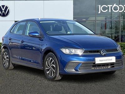 Used VW Polo Life 94 HP (69 kW) 2023 Blue Hatchback