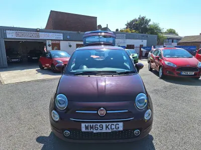 Used Fiat 500 Lounge 69 HP (50 kW) 2020 Red Hatchback