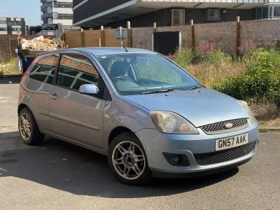 Used Ford Fiesta Zetec 75 HP (55 kW) 2007 Blue Hatchback