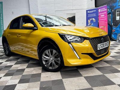 Used Peugeot e-208 Allure 100 kW (136 HP) 2020 Yellow Hatchback