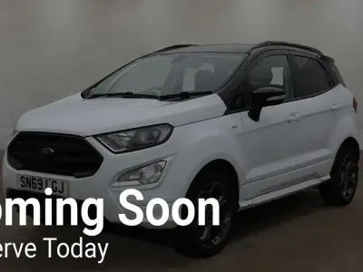 Used Ford Ecosport ST-Line 125 HP (91 kW) 2019 White SUV