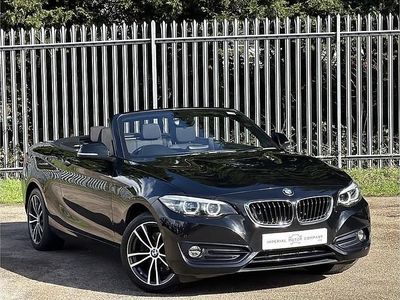 Used BMW 220 Sport Line 2019 Black Cabriolet