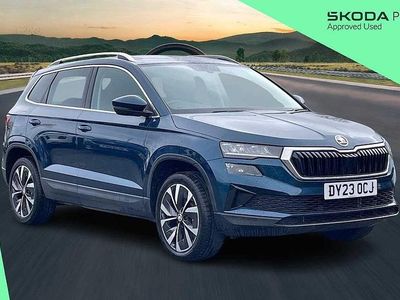 Używany Skoda Karoq SE L 110 KM (80 kW) 2023 Niebieski SUV