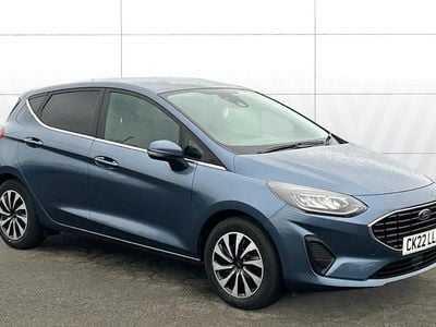 Used Ford Fiesta Titanium 101 HP (74 kW) 2022 Blue Hatchback