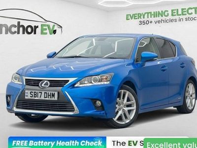 Used Lexus CT200h Luxury Line 136 HP (100 kW) 2017 Blue Hatchback
