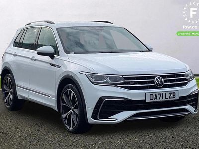 White Used 2021 VW Tiguan R-line SUV | £24,399 (Fair price)