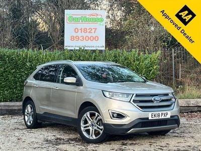 White Used 2018 Ford Edge Titanium SUV | £11,999 (Good price)
