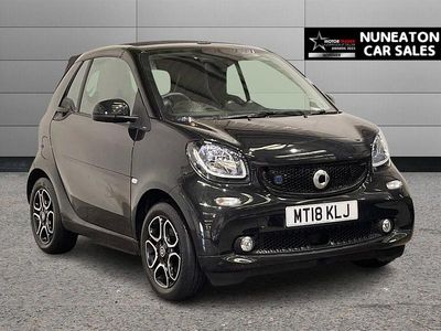 Used Smart ForTwo Electric Drive Prime 17 kW (24 HP) 2018 Black Cabriolet