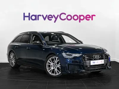 Used Audi A6 Black Edition 204 HP (150 kW) 2023 Blue Estate