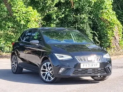 Używany Seat Ibiza XCELLENCE Lux 95 KM (69 kW) 2021 Czarny Hatchback