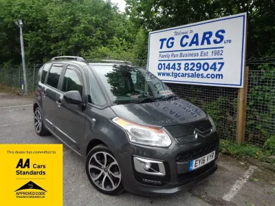 Usado Citroën C3 Picasso Platinum 98 HP (72 kW) 2016 Cinzento Monovolume