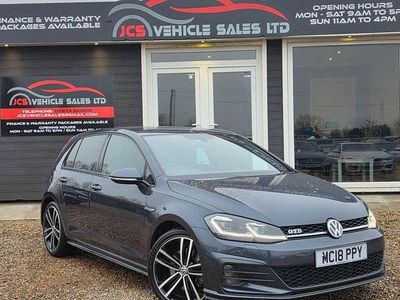 Blue Used 2018 VW Golf VII GTD Hatchback | £13,995 (Fair price)