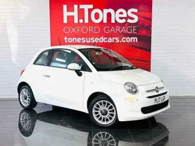 Używany Fiat 500 Pop Star 69 KM (50 kW) 2017 Biały Hatchback
