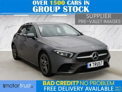 Used Mercedes A180 AMG line 116 HP (85 kW) 2018 Grey Hatchback