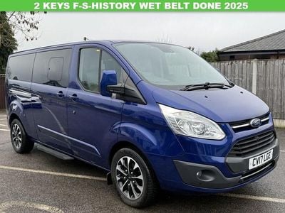 Used Ford Tourneo Custom Titanium 2017 Blue Van