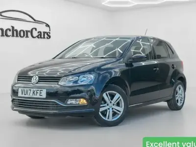 Used VW Polo Match 90 HP (66 kW) 2016 Black Hatchback