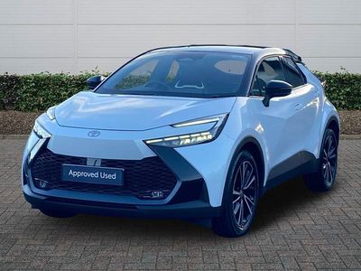 Platinum white bitone Used 2024 Toyota C-HR SUV | £29,993 (Expensive)