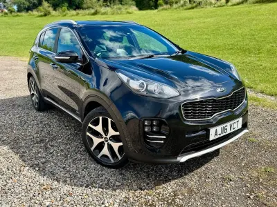 Used Kia Sportage GT-Line 134 HP (98 kW) 2016 Black SUV
