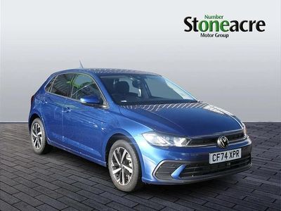 New VW Polo Match 95 HP (69 kW) 2025 Blue Hatchback