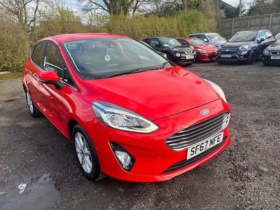 Used Ford Fiesta Zetec 2017 Red Hatchback