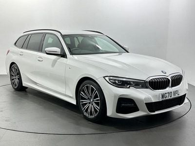 White Used 2020 BMW 320 M Sport Estate | £14,281 (Good price)