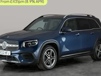 Used Mercedes GLB220 AMG line 190 HP (139 kW) 2022 Blue SUV