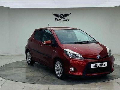 Red Used 2013 Toyota Yaris Hybrid Hatchback | £6,989 (Fair price)