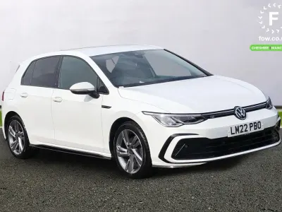 Used VW Golf VIII R-line 150 HP (110 kW) 2022 White Hatchback
