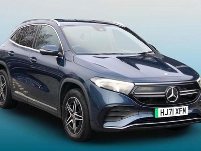 Blue Used 2021 Mercedes EQA250 AMG line SUV | £17,795 (Fair price)