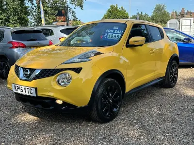 Used Nissan Juke Tekna 110 HP (80 kW) 2015 Yellow SUV