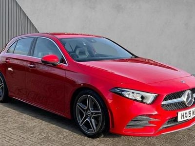 Used Mercedes A200 AMG Line Premium 163 HP (119 kW) 2019 Jupiter red