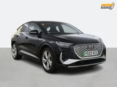 Used Audi Q4 e-tron S-Line 125 kW (170 HP) 2022 Black SUV