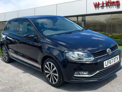 Used VW Polo Beats 75 HP (55 kW) 2017 Black Hatchback