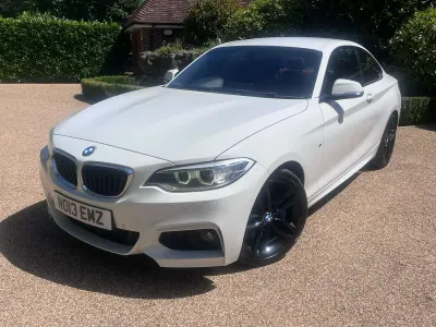 Used BMW 218 M Sport 150 HP (110 kW) 2016 White Coupe