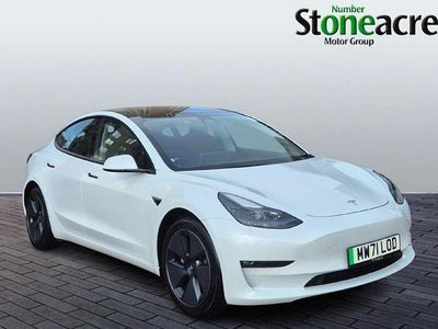Used Tesla Model 3 Long Range AWD 366 kW (498 HP) 2021 White Sedan