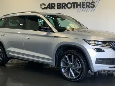 Używany Skoda Kodiaq SportLine 150 KM (110 kW) 2020 Srebrny SUV