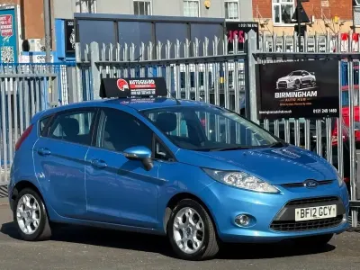Used Ford Fiesta Zetec 2012 Blue Hatchback