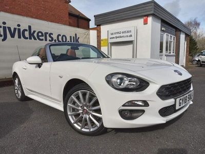 used Fiat 124 Spider 1.4 MULTIAIR LUSSO EURO 6 2DR PETROL FROM 2018 FROM TELFORD (TF2 6PL) | SPOTICAR