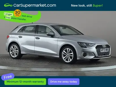 Begagnad Audi A3 Sport 150 HK (110 kW) 2023 Silver Sedan
