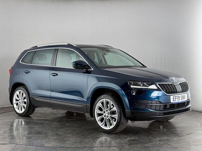 Used Skoda Karoq 150 HP (110 kW) 2018 Blue SUV