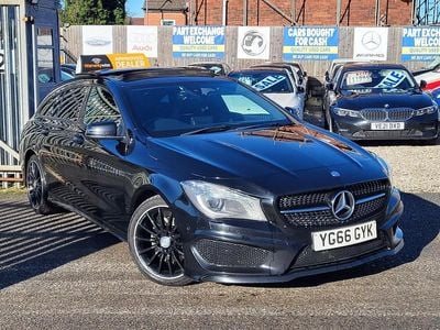 Used Mercedes CLA220 Shooting Brake AMG 177 HP (130 kW) 2016 Black Estate