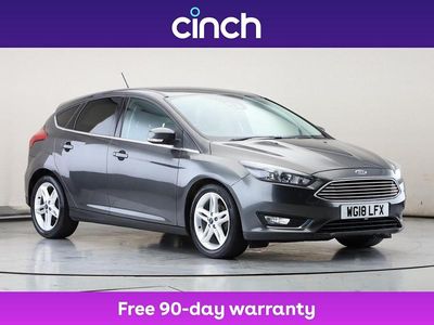 Grey Used 2018 Ford Focus Titanium Hatchback | £8,599 (Good price)
