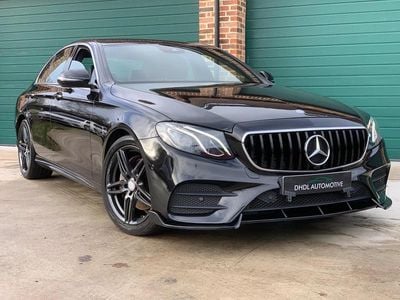 Black Used 2017 Mercedes E220 AMG line Sedan | £13,495 (Fair price)